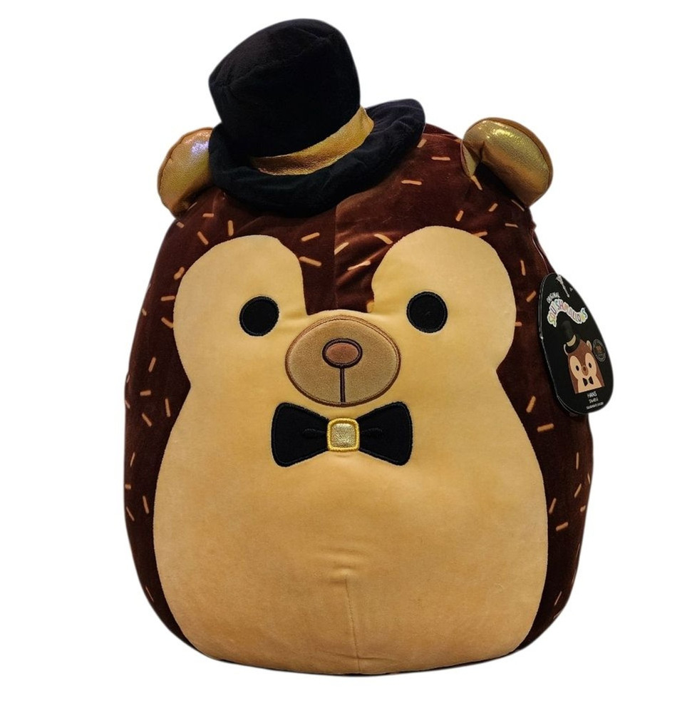 Squishmallows Hans The Hedgehog 100 Millionth Celebration 16″ Gold Details New