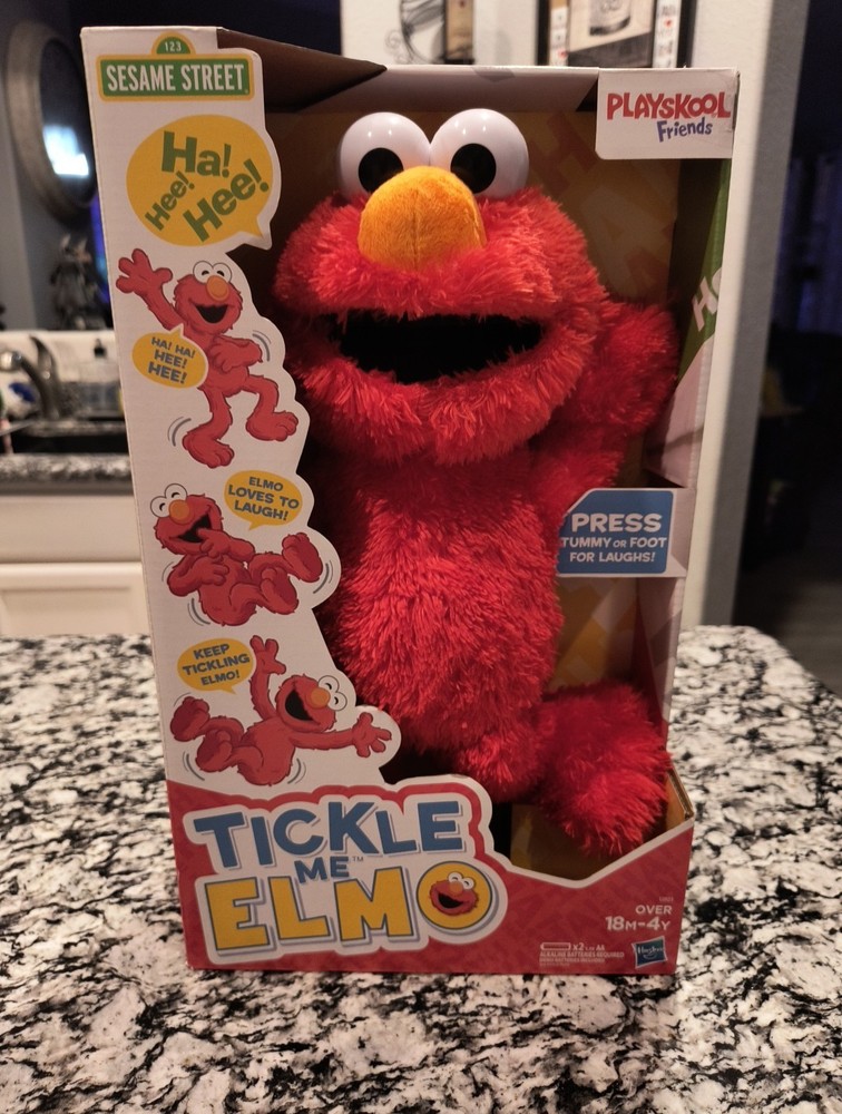 Sesame Street Tickle Me Elmo 14″ Doll Plush Hasbro 2016 Playskool Friends