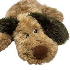 CHOSUN Floppy Brown Puppy Dog 22″ Plush Tongue Out Laying Down Stuffed Animal
