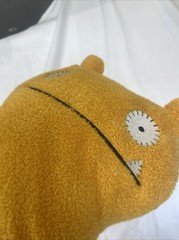 Vintage UglyDoll WAGE 14″ Orange Plush Pretty Ugly Doll 2002 Stuffed Animal Toy