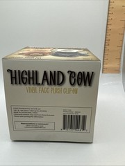 Highland Cow Vinyl Face Plush Clip On Keychain Charm Mystery Blind Box 5 Below