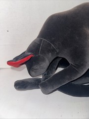 Rare 80s VTG Black Cat Plush Velvet Jamie M Greenbaum Rare HTF Signed