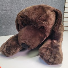 Vtg Life Size Plush Brown Labrador Retriever Lab Dog Kids Preferred 35” 2000