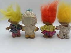 Lot Of 4 Russ Trolls Big Sister, Easter Chick Duck & Jeweled