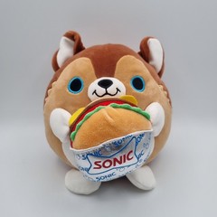 ZURU Snackles Series 2 Plush Puppy Dog w/ Sonic Burger – LUCAS 14”