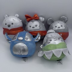 Squishmallow Mickey Minnie Stitch Pooh Disney 100th Anniversary 5″ Plush Lot