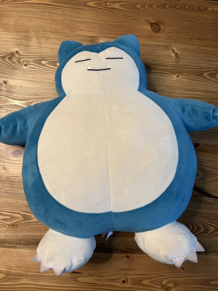 Snorlax Pokemon Plush Stuffed Animal Big 18″ Jazwares Brand 2024