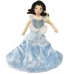 13″ DISNEY 2003 PLAYMATES PERFECTLY PRINCESS BELLE STUFFED ANIMAL PLUSH TOY DOLL