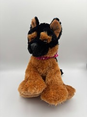 JAAG Scheels German Shepherd Puppy Dog Plush Stuffed Animal Brown Black 12″