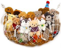 Stuffy Animal Net for Stuffed Animals Storage Hammock Macrame Stuffed Animal …