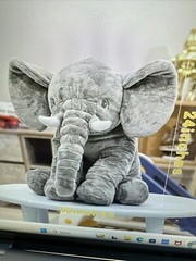 Homily Stuffed Elephant Plush Animal Toy 24 INCH