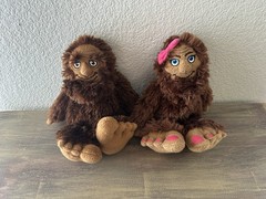 She & He Squatch Big Foot Plush The Stuffed Animal House Sasquatch Doll