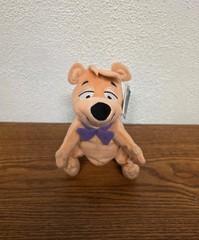 Plush Vintage 1998 Boo Boo Bear Bean Bag 7″ Stuffed Animal from Yogi Bear – New