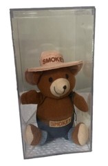 Smokey The Bear Plush Protective Case Vintage Gift. Fire Dept Mascot Display
