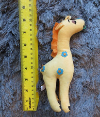 VTG 60s Dakin Applause Dream Pets Gypsy Giraffe Plush Yellow 8″ Stuffed Animal