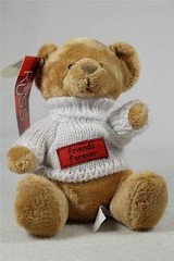 Russ Plush Bear with a White sweater ‘Friends Forever’ RET. New!
