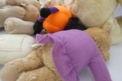 Lot Vintage Stuffed Animals Bears Dog Lamp Harrods Aurora Soft Stuff Unbranded