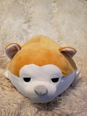 Sleepy Shiba Inu Dog Plushie Linheart Characters NEW NWT Round 1