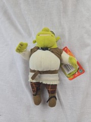 VINTAGE 2003 Hasbro SHREK OGRE 8″ Plush STUFFED ANIMAL Toy Read