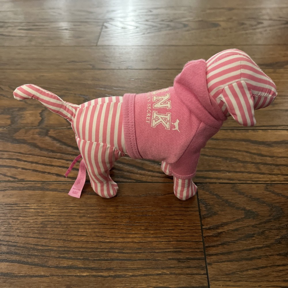 Victoria’s Secret PINK 2006 Striped Mini Dog w/ Logo Hoodie