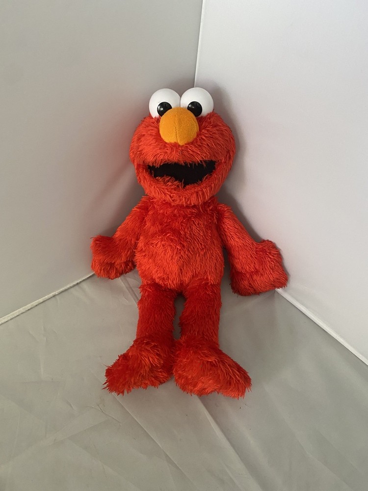 Tickle Me Elmo Laughing Talking Sesame St Stuffed Animal Plush Toy 15″ C0923
