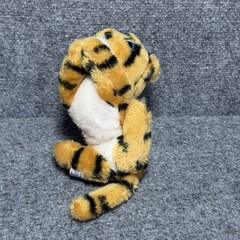 Vintage Dakin Orange Laying Tiger Plush Stuffed Animal Toy 1981 A37 Blue Eyes