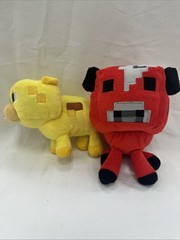 Minecraft Mooshroom Mushroom Red Cow And Cat Plush – No Tush Tags