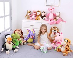YOUYA DENTAL Tooth Fairy Plush Doll, Dental Stuffed Oral 15 inches, Black