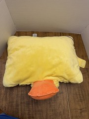 Vintage 2010 Pillow Pets Ducky Duck Yellow Plush Stuffed Animal Toy Large Rare