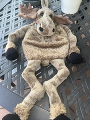 Big Sky Carvers Bearfoot Moose’s Plush Cabin Christmas Stocking- Stuffed Animal
