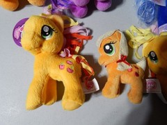 LOT OF 12 MY LITTLE PONY SMALL PLUSH STUFF ANIMALS – MULTI-COLOR, 4″-9″ TALL