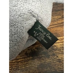 Fancy Zoo A&A Company Grey Elephant Plush Vintage 2001 Sherpa Stuffed Animal