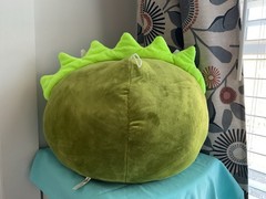 Squishmallows Green and White Triceratops Large Plush Stuffed Animal Washable