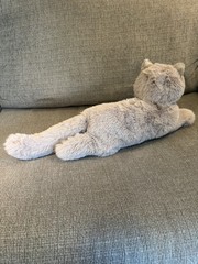 Persian Cat Juliette Douglas Cuddle Toys Gray Cute Soft Plush Stuffed Animal EUC