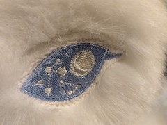 White Wolf Furry Plush