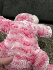 Aurora Sweetie Pink Floppy Kitty Cat Kitten Plush Stuffed Animal Heart Bow