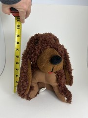 Vintage Rare 1983 Latch & Hug Huggables Brown Dog With Tongue Out 9” Plush