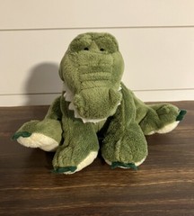 Ganz H11111 Bell Bottoms Green Alligator 6” Plush Stuffed Animal Toy – No Sound