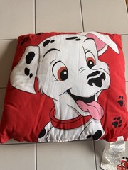Disney’s 101 Dalmatians Decorative Pillow Red 14” Playful Pups