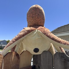 Wild Republic Cuddlekins Jumbo Octopus 30″ Inches Very Good Condition – See Pics
