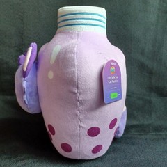 Makeship Taro Milk Tea Cat Stuffed Plush 8″ Tall 7″ Wide Only 235 Made NWT New