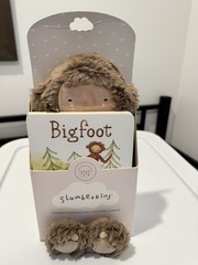 Slumberkins Bigfoot kin 12” retired size NIB Rare