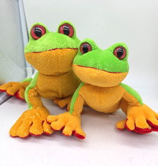 Webkinz Ganz Tree Frog No Code Only Plush Stuffed Animal Lot Large & Small