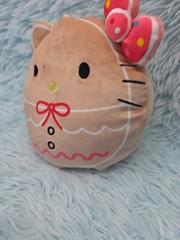 Lot of 3 Holiday Squishmallows Hello Kitty Gingerbread Andres Dog Luna Penguin