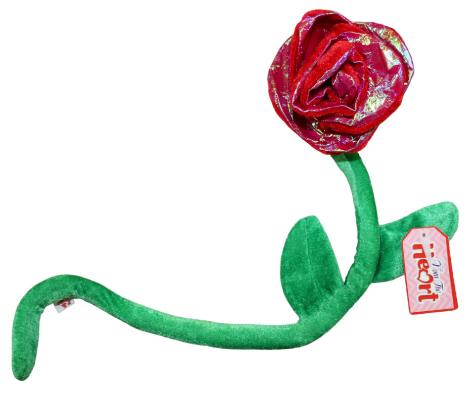 From the Heart Kipp Crinkle 33″ Red Rose Plush Poseable Bendable Toy Valentines