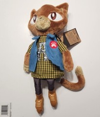 THE MANHATTAN TOY COMPANY ALLEY CAT CLUB PLUSH LOU STUFFED PLUSH TOY NWT