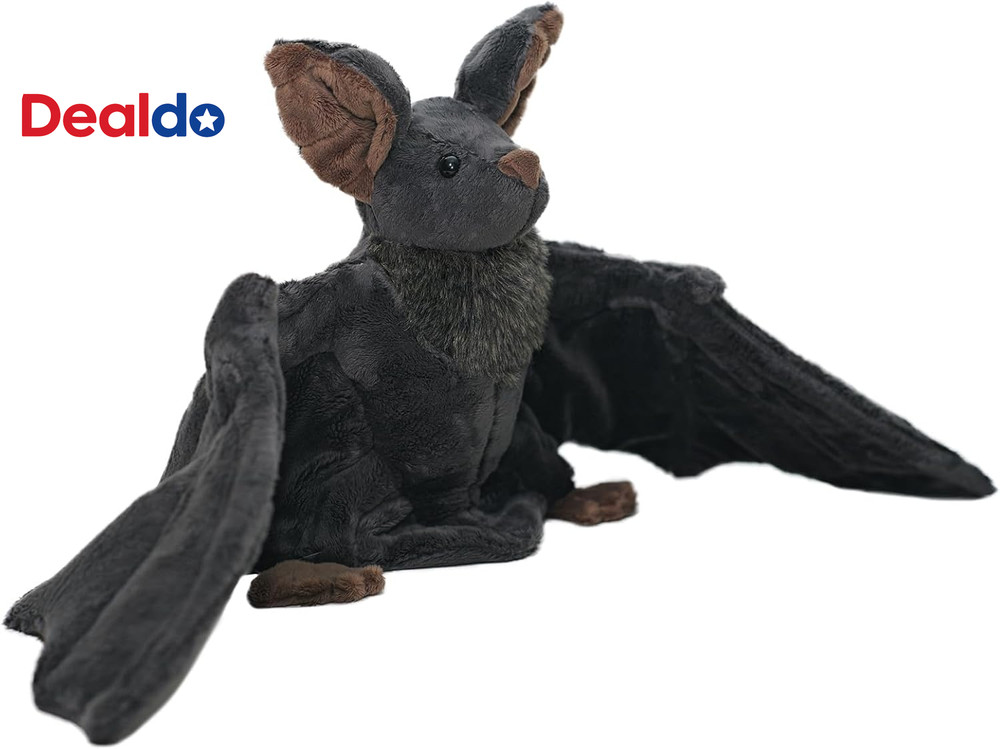 Large Bat Plush Toys, Creepy Goth Lifelike Bats Plushie Dolls, Soft Hugging Toys