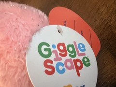 Gigglescape 5″ Sweetheart Candy TE AMO Plush Toy Soft Pink Set Of 2 NWT