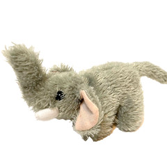 Vintage Proud Toy Mini Plush Gray Elephant Trunk Up Stuffed Animal 5.5 inches