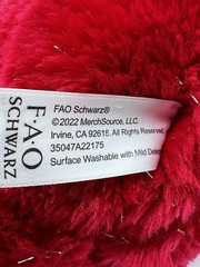FAO Schwarz 160 Years of Toys Glitter Bear Plush Stuffed Animal Toy 12”